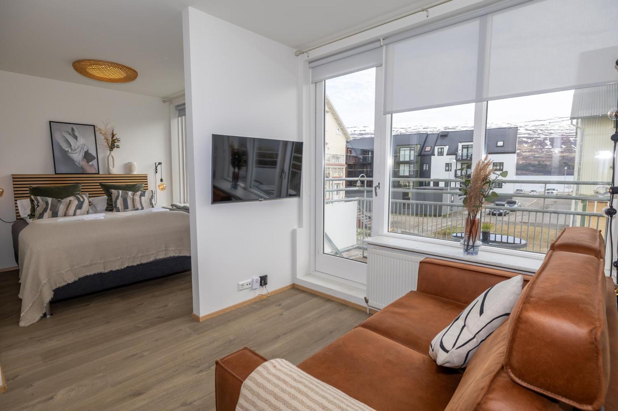 Charming Deluxe Apartment Akureyri Pokoj fotografie